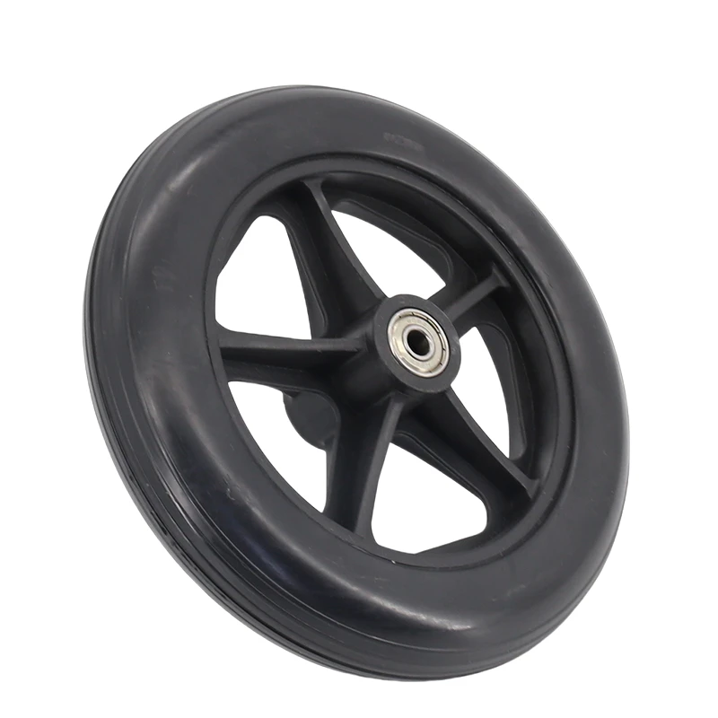 Wheelchair Caster Wheelchair Front Wheel 8 Inch Wheelchair Casters Small Cart Rollers Chair Wheel for Wheelchair Accessories
