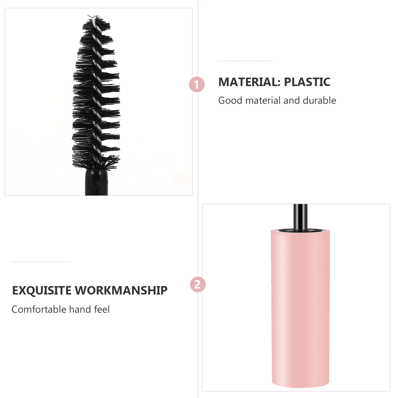 10 Stück leere Mascara-Röhrchen, 10 ml, nachfüllbar, für Lipgloss, Wimperncreme, tragbar, transparent, für Körperreisen