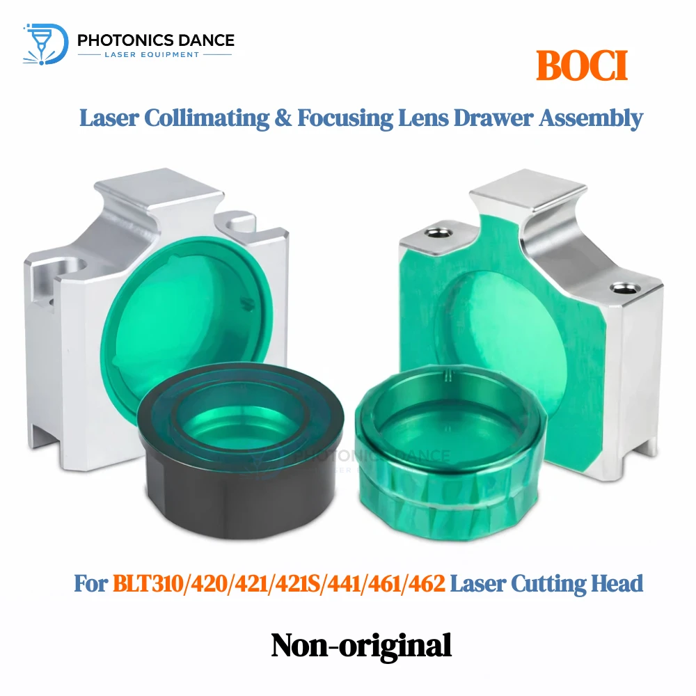 BOCI Laser Focus&Collimator Lens Drawer Assembly D32/D37 F150 F200 C100  For BOCI BLT310 421 421S 441 461 462 Laser Cutting Head