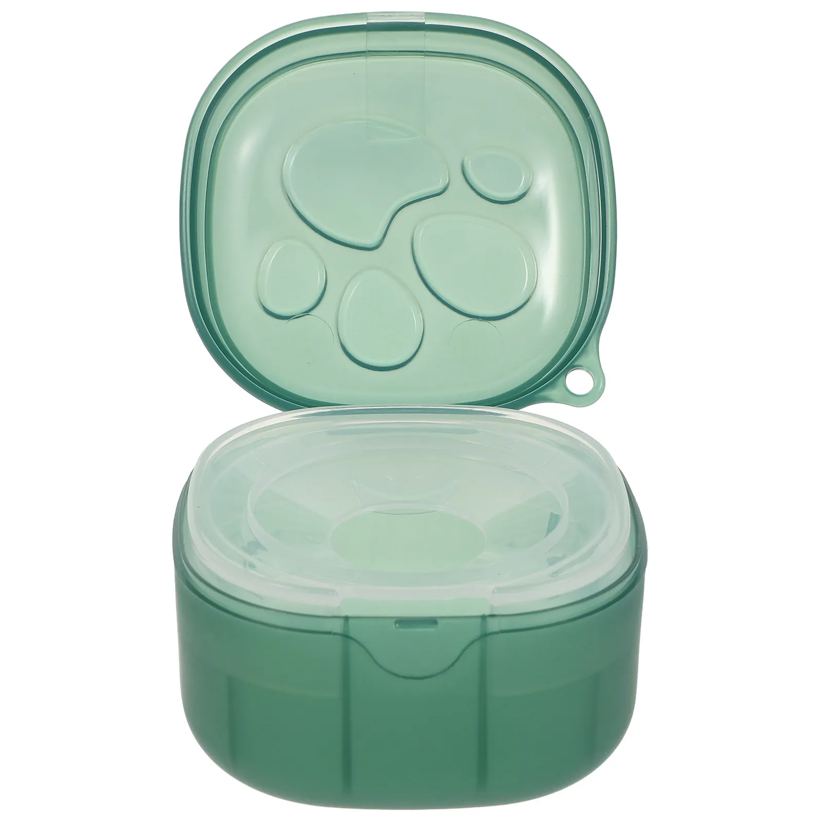 

Pacifier Storage Box Cartoon Transparent Baby Pacifier Holder Case Leakproof Baby Pouch Holder for Diaper Bag Organizer