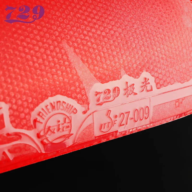 Friendship 729 Aurora Max Table Tennis Rubber Sheet Non-sticky Pips-in Ping Pong Rubber with Internal Energy Cake Sponge ITTF