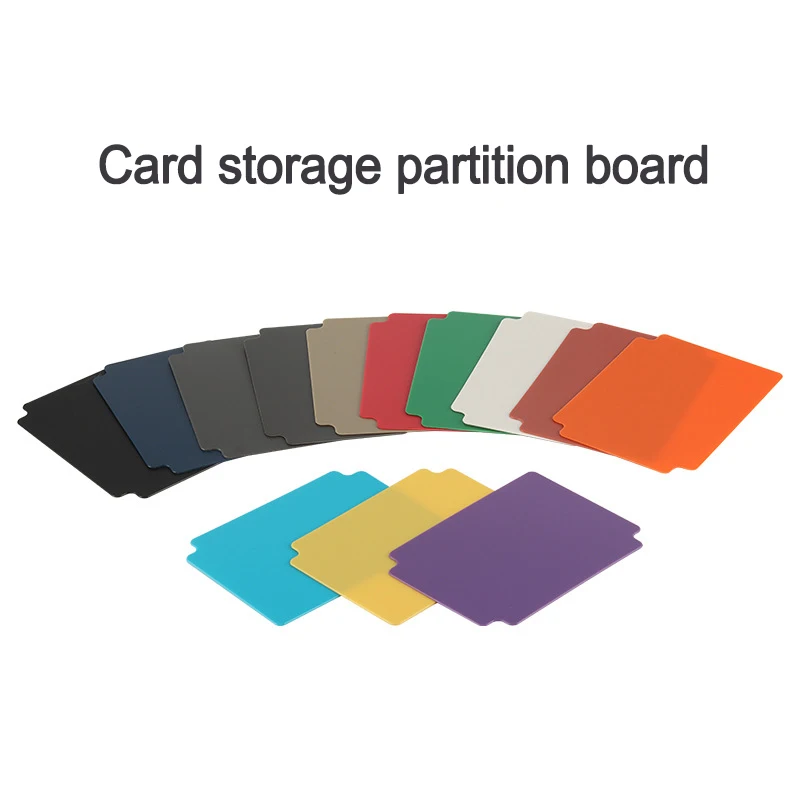 

Набор из 10 разноцветных разделителей для карт из полипропилена, аксессуары для настольных игр