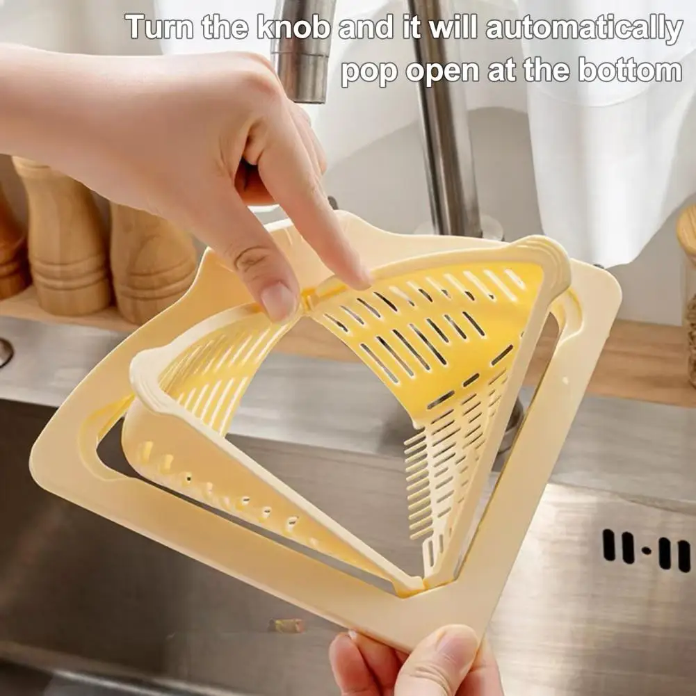 

Magnetic Corner Sink Basket Magnetic Sink Drain Basket for Food Collection Sponge Storage Versatile Organizer for Kitchen Sink