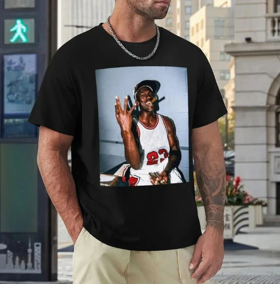 

2024 Popular Sales Basketball Star Pattern Spring/Summer Season Large Size Comfortable T-shirt High Quality Travelrt Sleeve