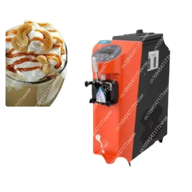 High Productivity New Min Type 5 Inch LCD Commercial Automatic Soft Serve Ice Cream Maker Machine
