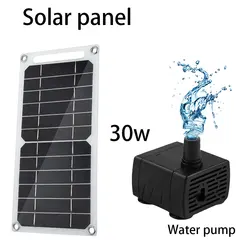 Panel słoneczny z systemem pomp wodnych USB 5V może być używany do Rockeries Fish Tanks Pet Drinking Water High Head Pumping