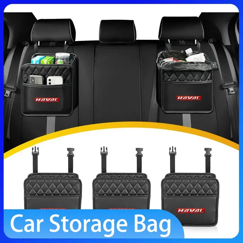 

Car Backseat Organizer Multifunction Leather Interior Hanging Storage Bag For Haval H6 M6 H2S H4 H7 H5 H8 H9 H1 Car Accessories