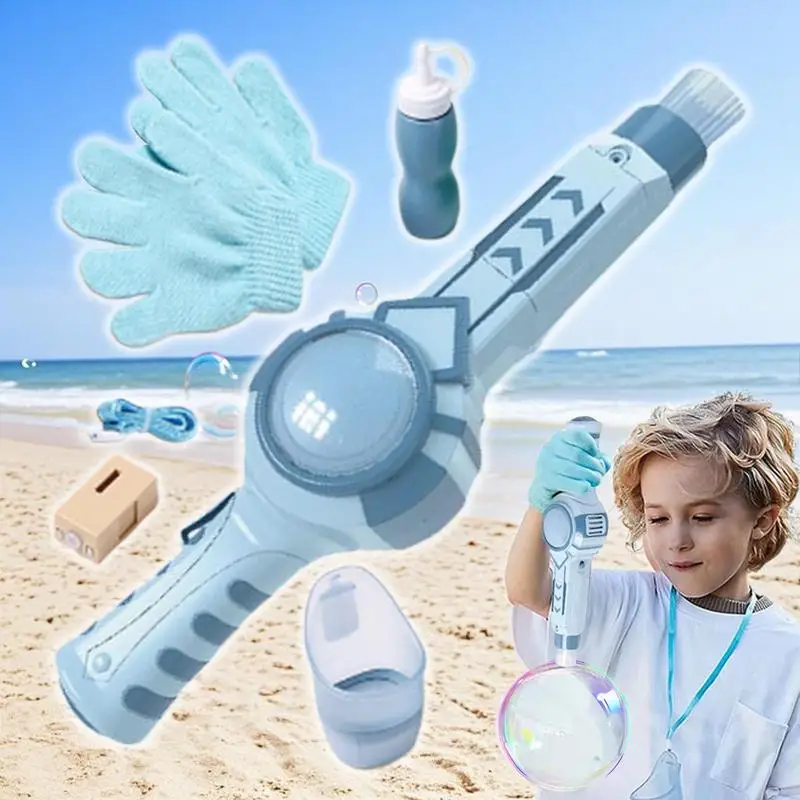 صانع الفقاعات آلة فقاعات الضباب ألعاب تفاعلية مع الضوء والصوت ألعاب داخلية وخارجية لجمع الشاطئ في حديقة أعياد الميلاد