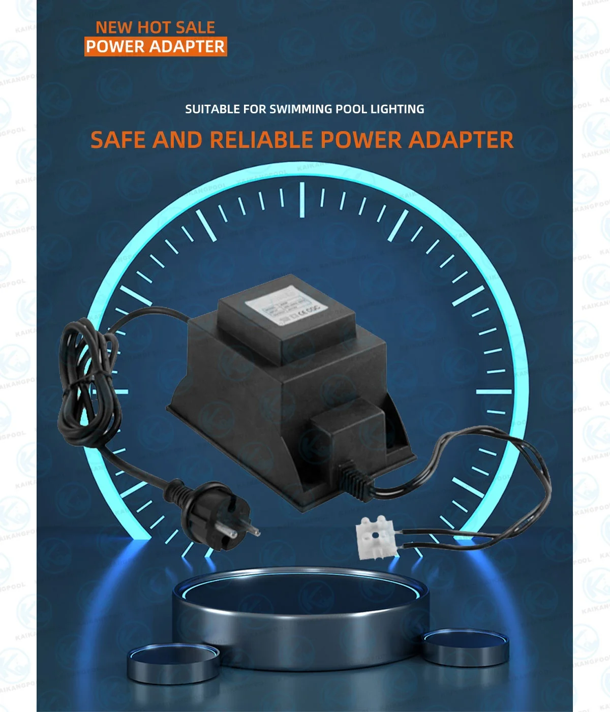 مقاوم للماء 220 110 12 فولت محول إضاءة حمام السباحة إضاءة حمام السباحة محول عالي التردد إلى 12 فولت تيار متردد مع P