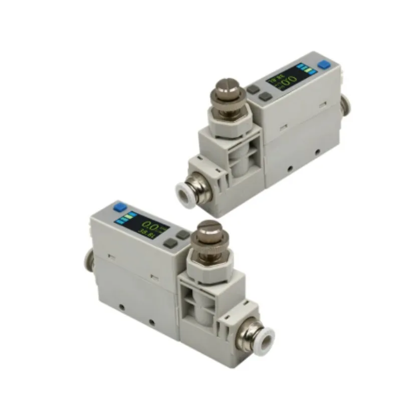Mini Digital Gas Flow Meter Air Mass Sensor 1-5V Output for Air Nitrogen Oxygen CO2 Argon