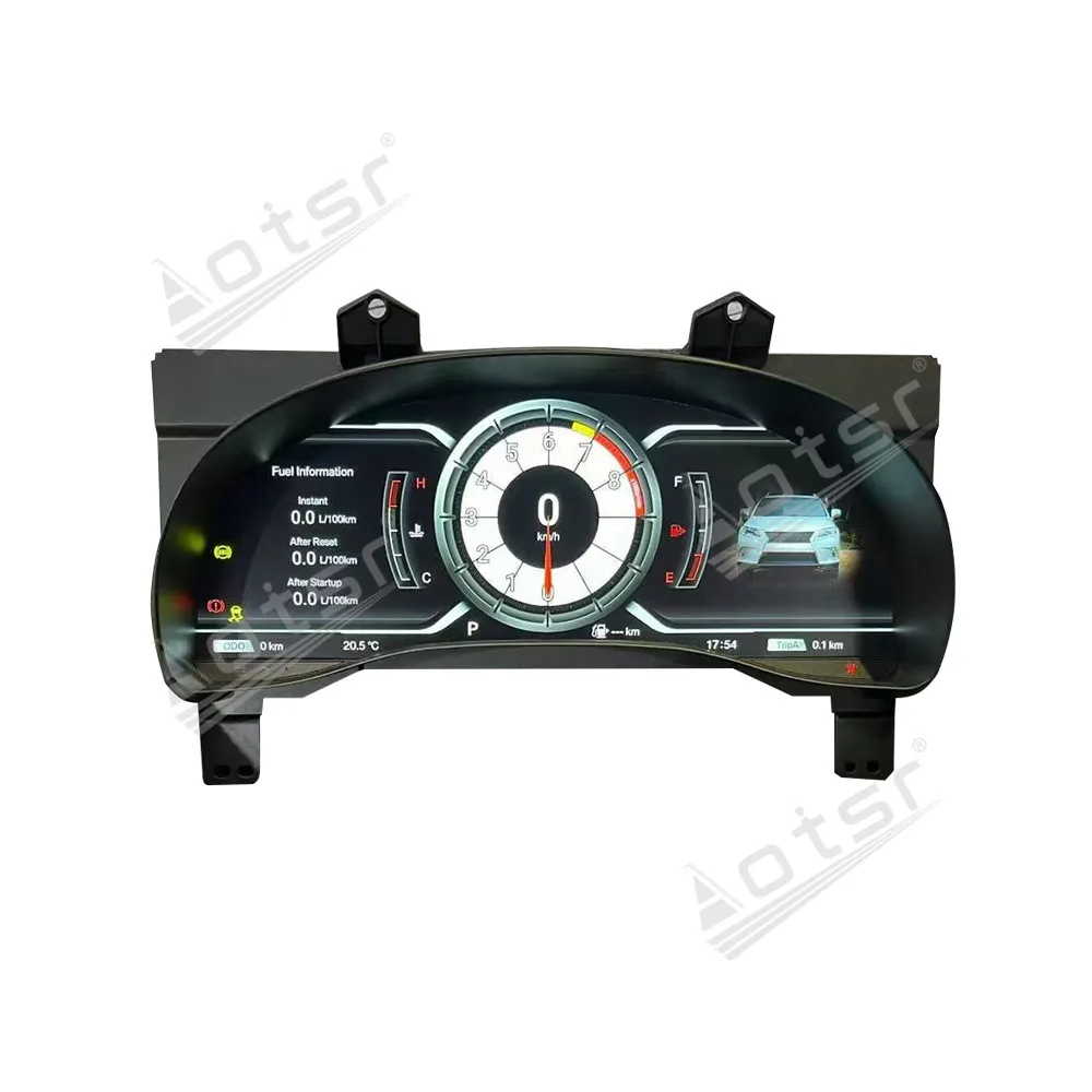 Linux System Auto Gauge For Lexus RX Digital Performance Display Dashboard LCD Speed Table Car Virtual Information
