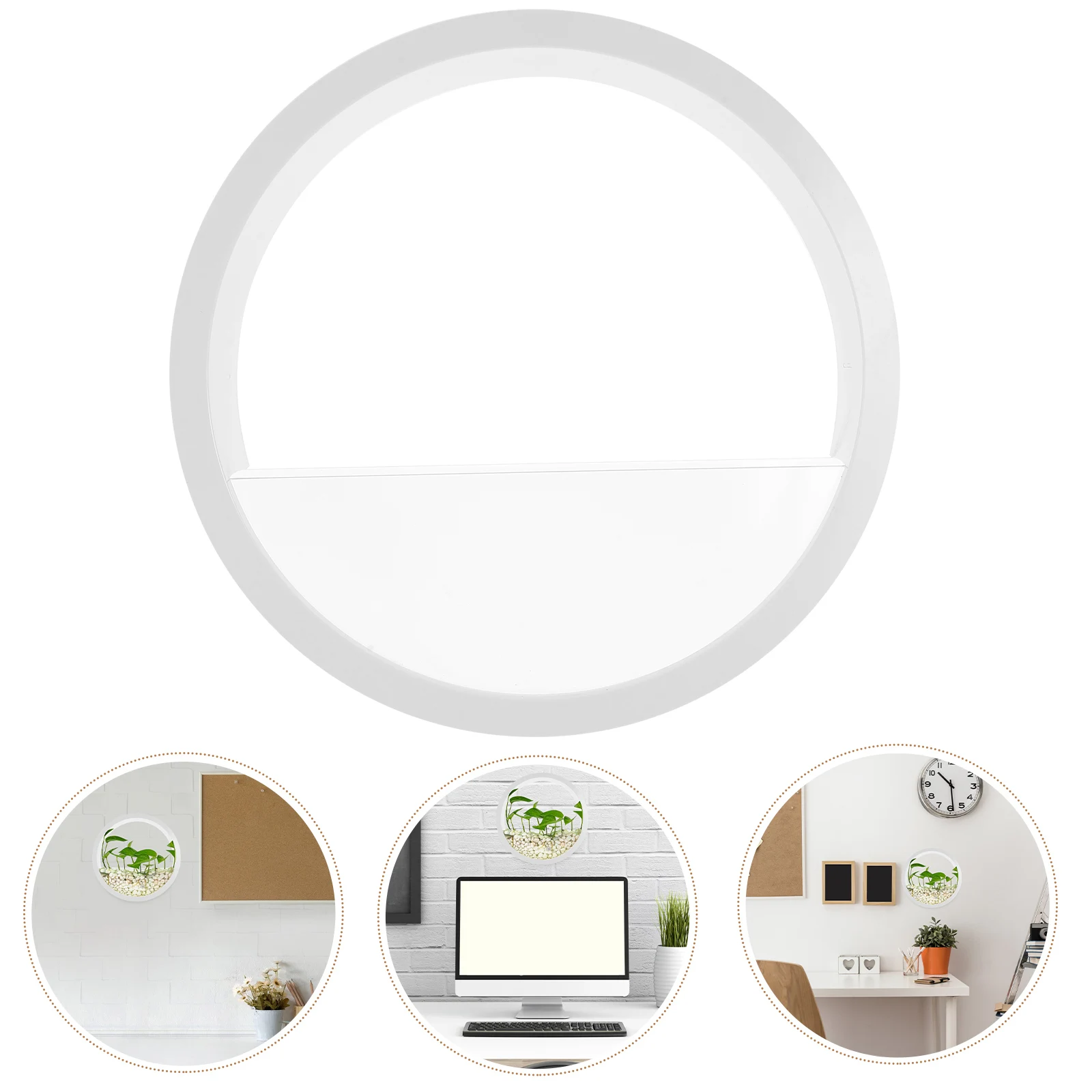 

Wall Mounted Plant Pot Vertical Hanging Wall Planter Hydroponic Vase Balcony Succulent Flowerpot Indoor Planters Garden Decora