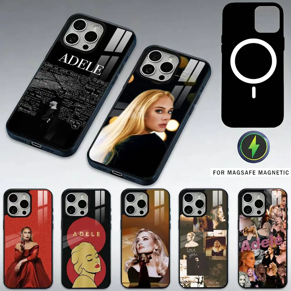 

Singer A-Adele Phone Case For iPhone17,16,15,14,13,12,11 Plus,Pro Max Magnetic For Magsafe Wireless Charging