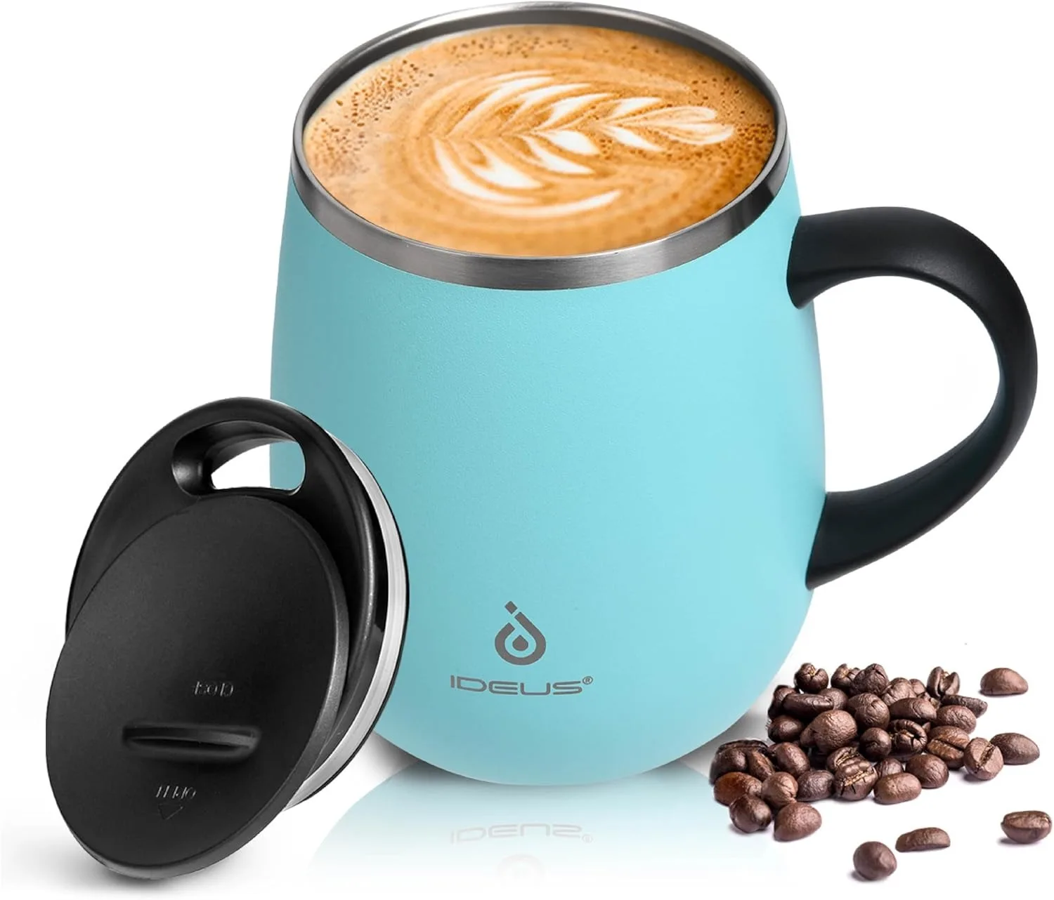 Ideus insulated coffee cup, 16-ounce 304 double-layer stainless steel  vacuum insulated mug, suitable for office use - AliExpress 15
