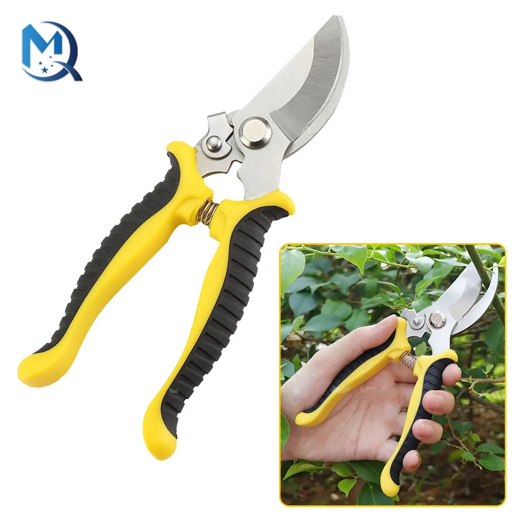 Pruner Garden Scissors Professional Sharp Bypass Pruning Shears Tree Trimmers Secateurs Hand Clippers For Garden Beak Scissors