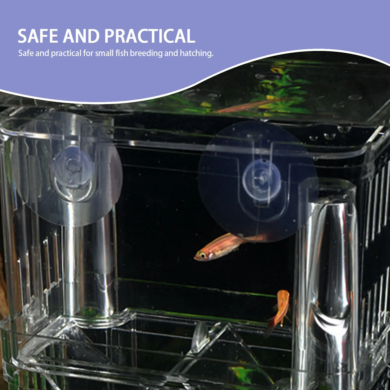 

Incubation Fry Hatchery Holder Hatching Fish Container Tank Case Aquarium Isolation Box Pet Breeding Box Durable Small Fish