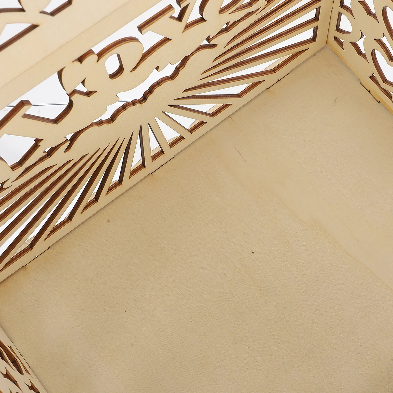 

Hollow Wooden Wedding Card Gift Box Exquisite Keepsake for Receptions Parties Graduations Wedding Card Case Baby Keepsake Box