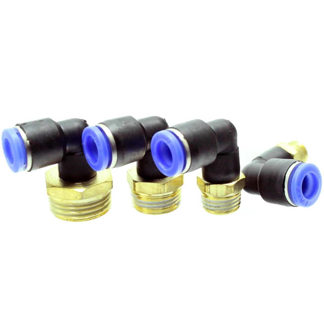 PL Elbow 50pcs Lot 4-M5 6-M5 Air Connector Pneumatic Fitting Quick Fittings 1/8
