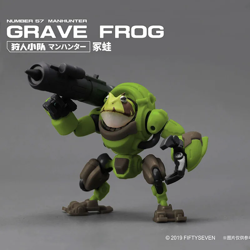 Nowa transformacja FIFTYSEVEN Number57 Grave Frog opancerzona lalka 1/24 Model figurka z pudełkiem w magazynie