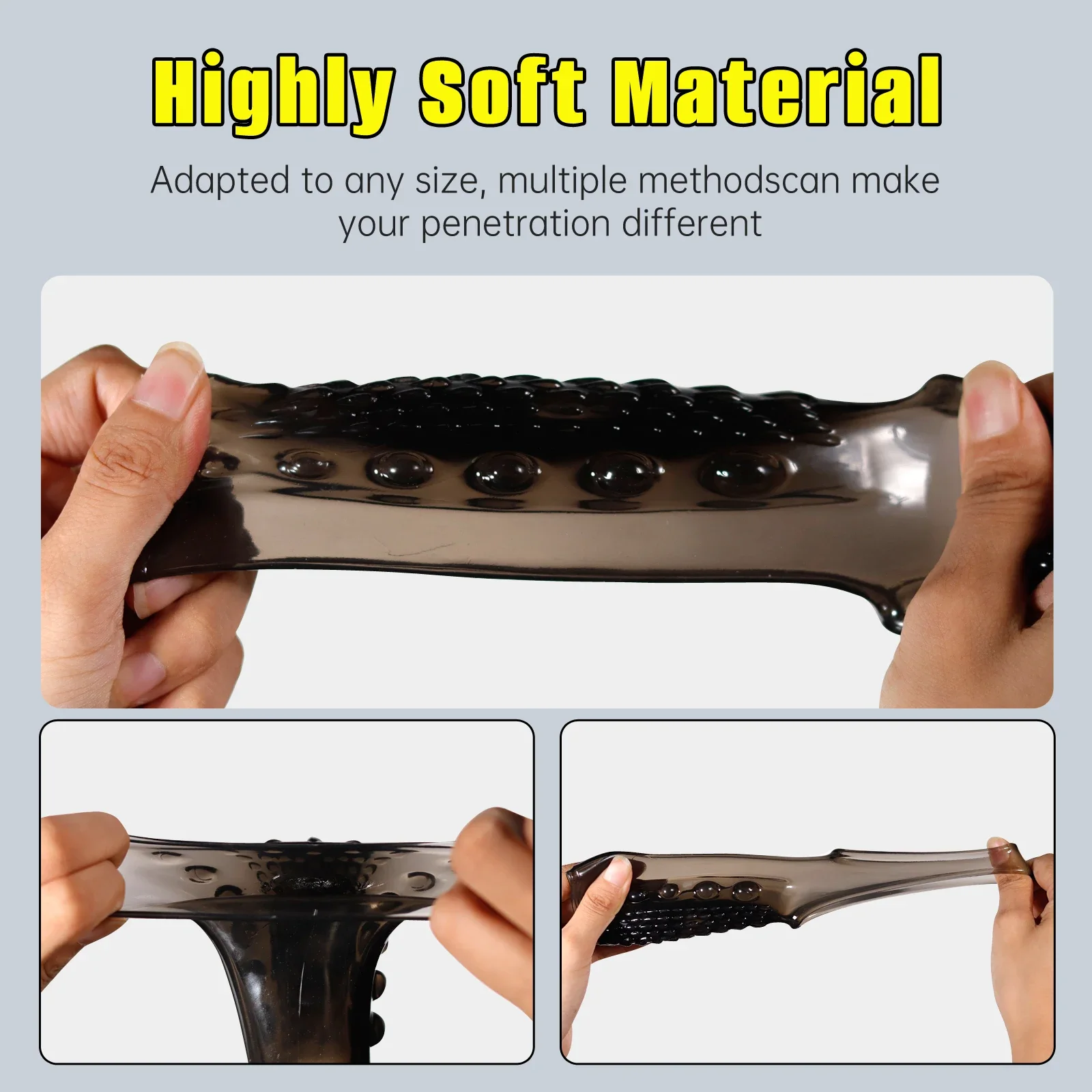 خواتم القضيب للرجال تكبير القضيب تأخير القذف أقوى الانتصاب الجنس لعب الكبار لوازم القضيب الدائري الجنس لعب للأزواج #3