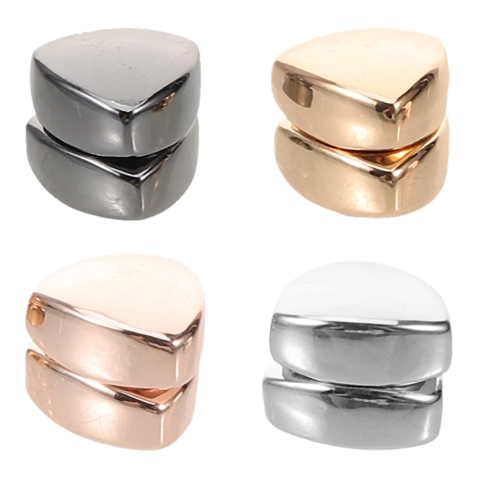 

4Pairs Hijab Fixing Magnetic Pins Metal Kerchief Magnet Headband Fixing Magnet for Women Hijab Headband Fixator