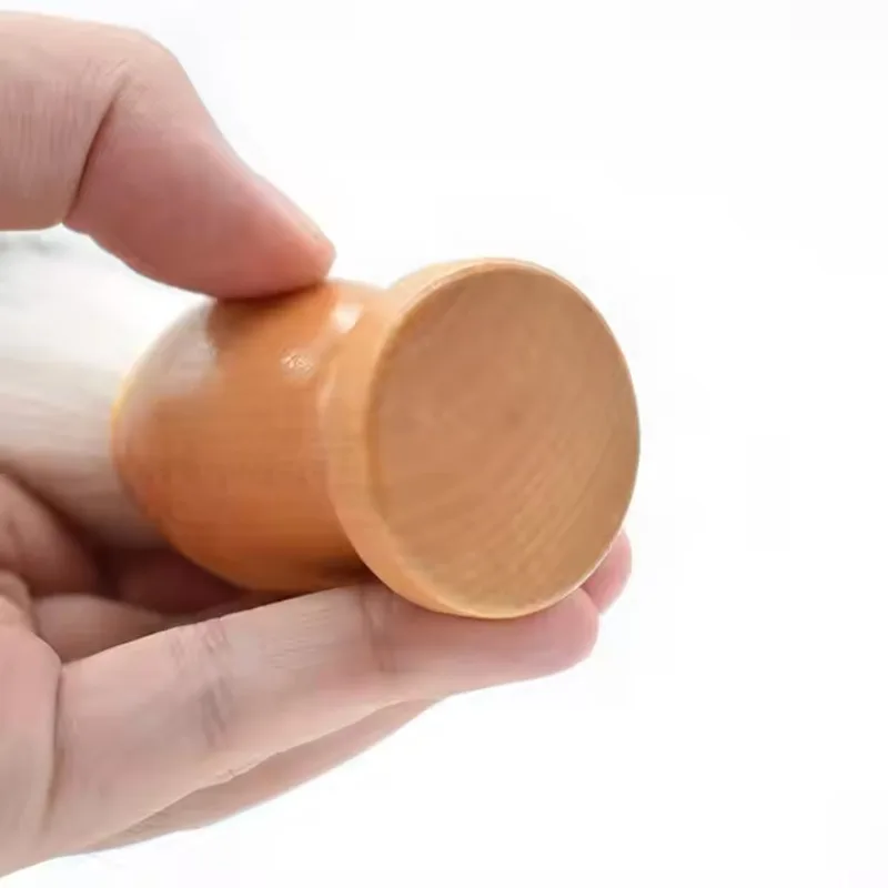 Bart-Rasiercremeschale, Rasierseifenbecher für Männer mit Rasierschaumbürste, Rasierschale aus Holz