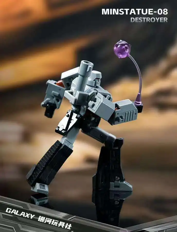 

[Coming Soon] Galaxy Toys Mini08 Minstatue 08 Destroyer MG Megatank Action Figure Transformation Robot Model