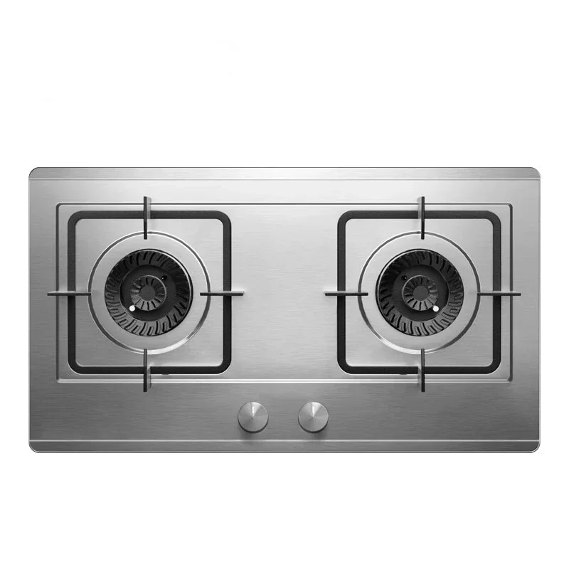 Stainless Steel Gas Stove with Dual Burners JZY-Z50S 5.0KW Liquid Propane/Natural Gas, Ideal for Home Kitchen Hot sales