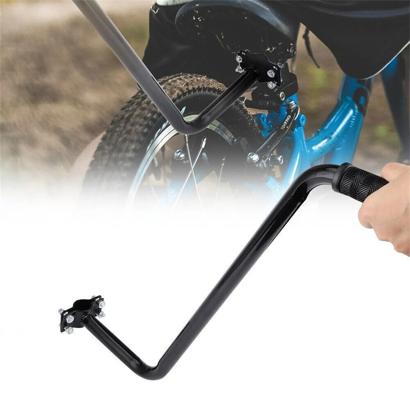 Bike Training Push Grab Practical Kids Bicycle Training Push Handle Children Learn Cycling Auxiliary Bike Handle Bike Accessorie