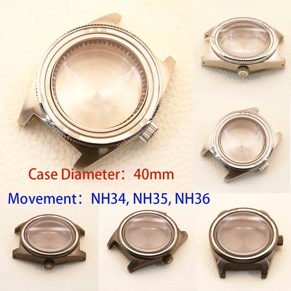 

Мужские механические часы с сапфировым стеклом, 40 мм