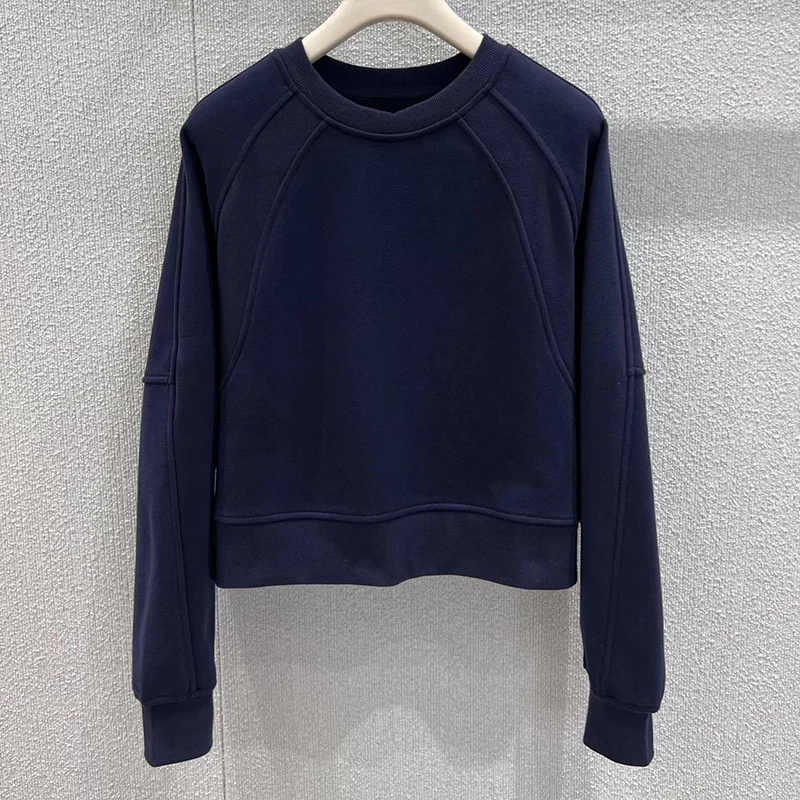 

Высококачественная минималистичная женская футболка с длинными рукавами для всех сезонов, классическая популярная одежда 251102294