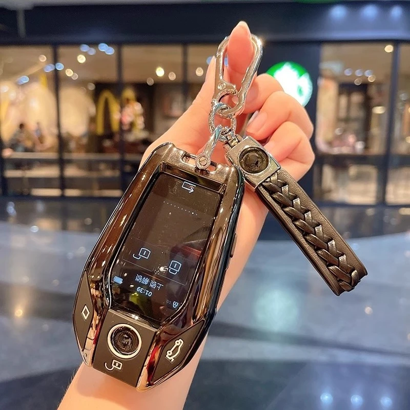 

zinc alloy For BMW 7 Series Key Protection Cover 730li 740 535l New 5 Series x7x5 8 6 Series 630 LCD Lock Keybox