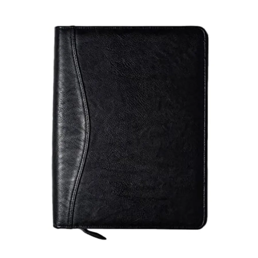 

7 Ring Loose Leaf Executive Size Cover, Fits 8 1/2" x 11" Size Planner Pages, Leather