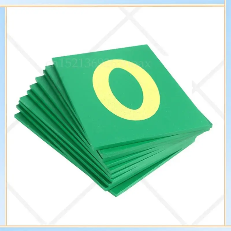 

-SPOR Sand Number Board Montessori Reaching Aids 0-9 Green Board Kindergarten Children Early Education Educational Math Toys