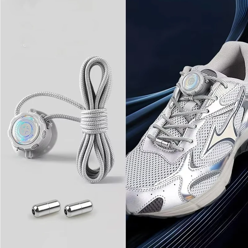 Elastic No Tie Shoelaces - Thick Rope Automatic Laces with Swivel Buckle - Heavy Duty Sports Shoe Laces Speed Shoestrings Unisex image 6