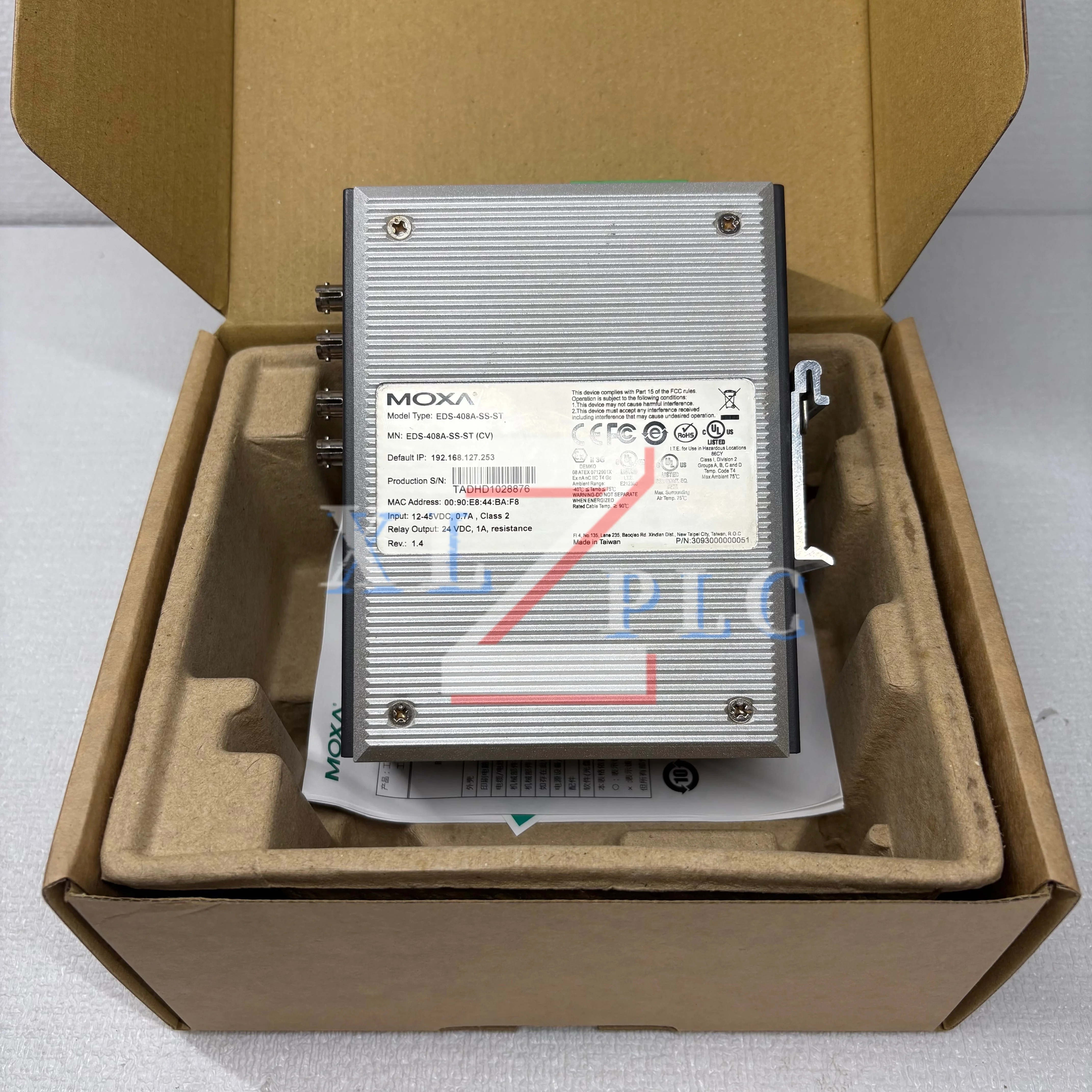 EDS-408A-SS-ST Industrial Ethernet Switch brand new