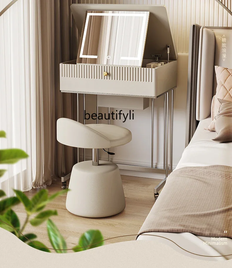 

Flip Dresser Desk Integrated Bedroom Movable Small Multi-Functional Makeup Table