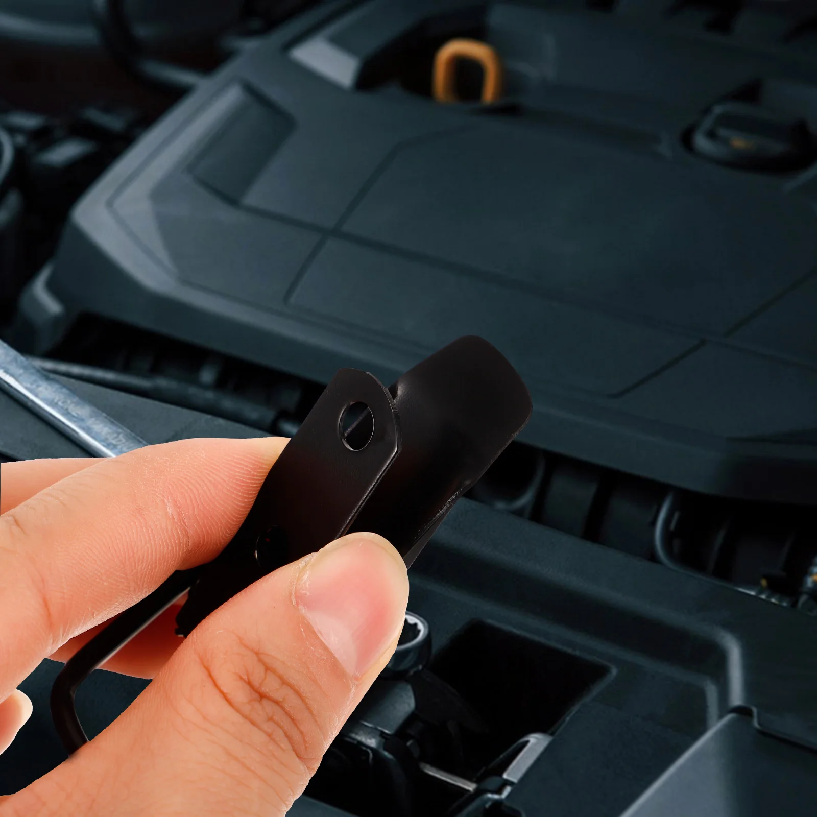 

2Pcs Universal Bumper Quick Release Clip Car Hook Lock Sturdy Iron Front Rear Fasteners Quick Latch Bumper Release