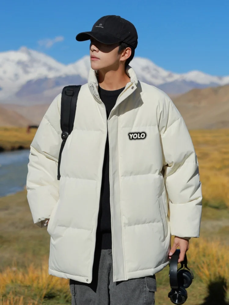 

Youth Winter Thiened Warm Cotton Jaet Outdoor Mountain Series Cold Resistance Lightweight down Cotton Coat Trendy