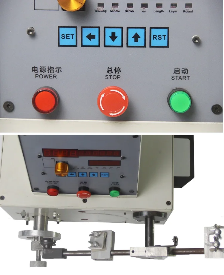 ODETOOLS Electric Automatic Iron Wire Winding Machine Wire Coil Binding Machine TY-8WA