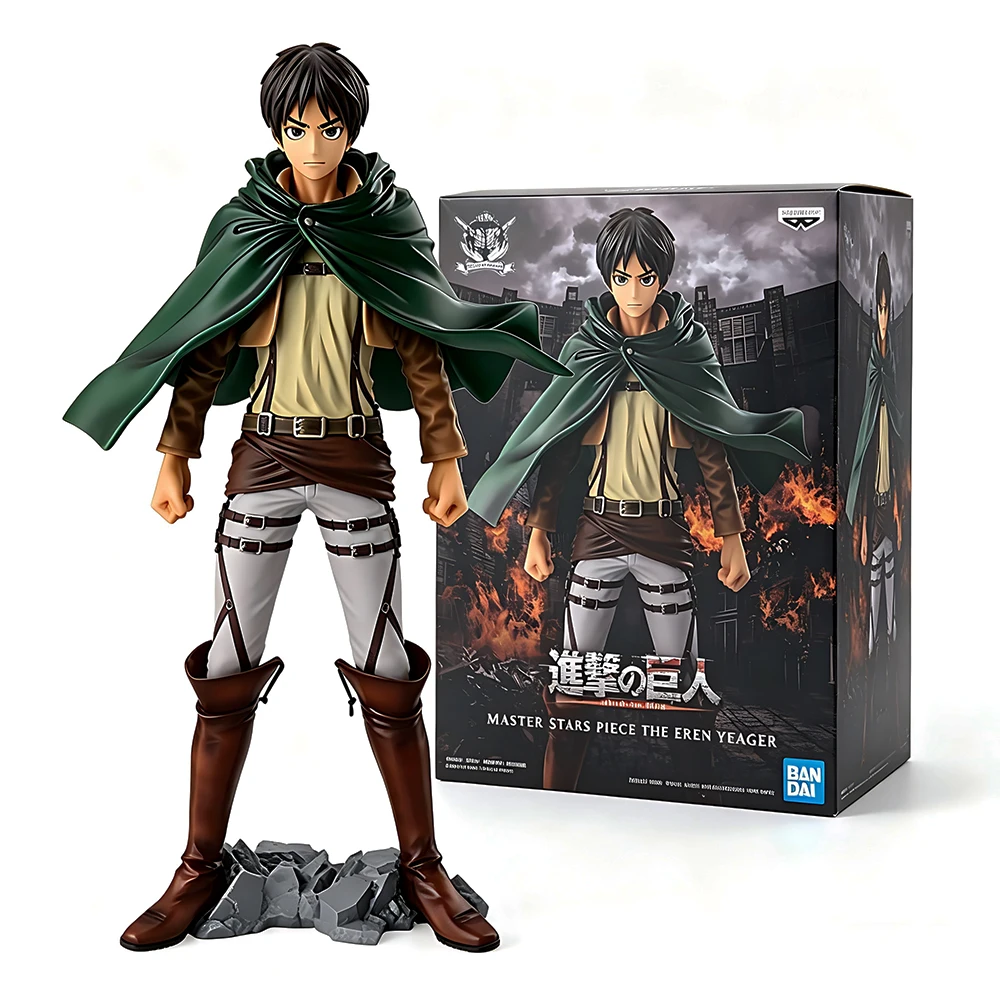 16CM Eren Yeager Figure Shingeki No Kyojin Anime  Animation Model Toys Gifts Collection Scene Decoration Ornaments PVC