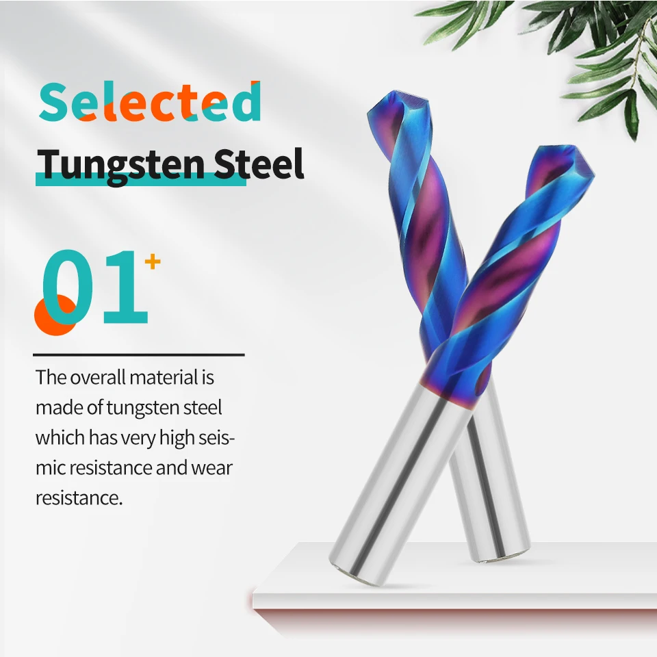 Tungsten Carbide Drill Bit Set – 0.5–20mm Super Hard Metal Drill Tools for CNC Lathe, Stainless Steel & Precision Machining 6
