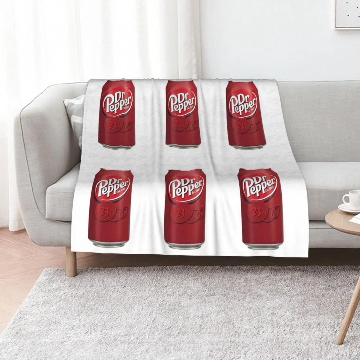 

dr. pepper Throw Blanket funny gift Multi-Purpose Flannels Summer Beddings Blankets