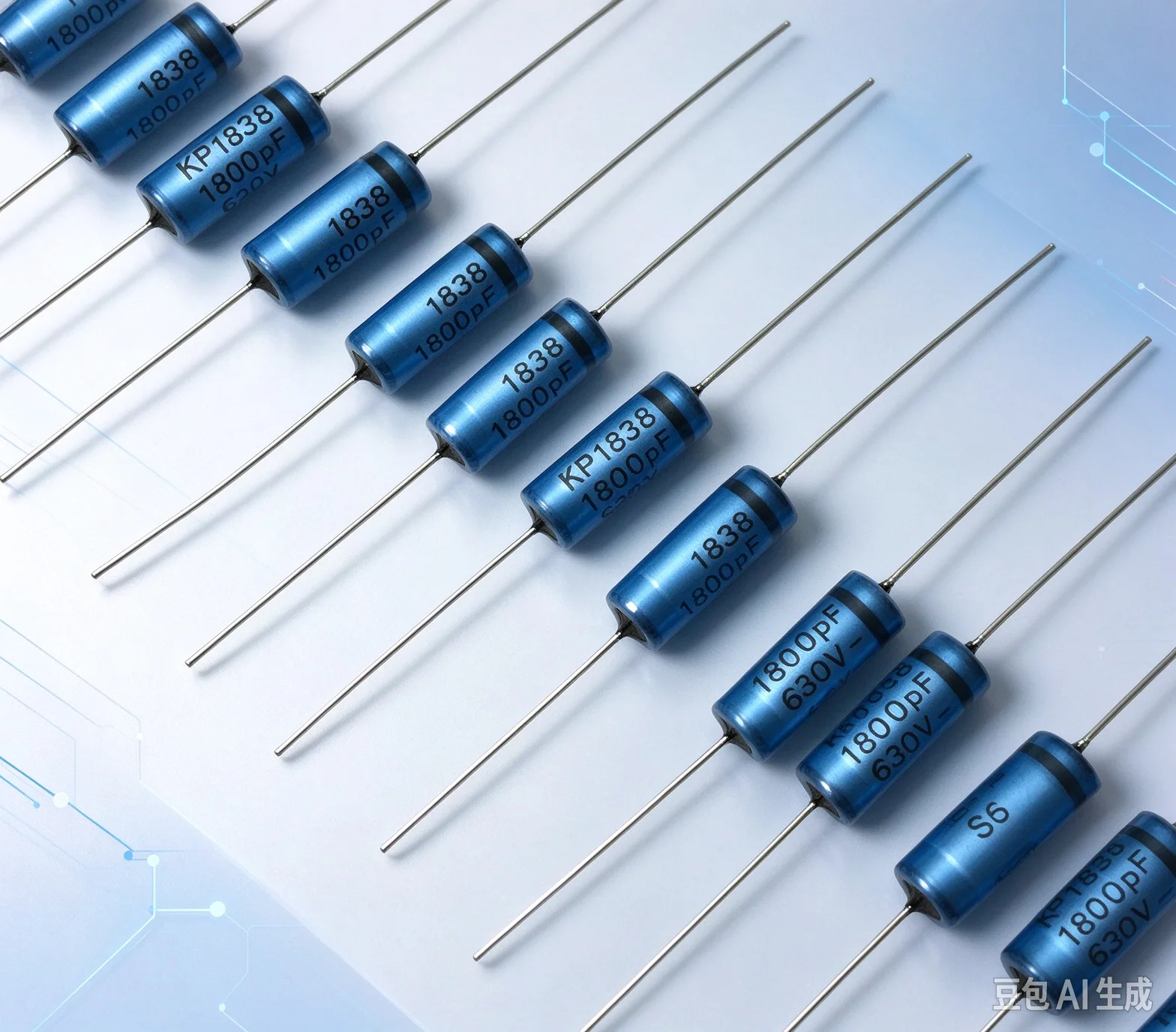 Vintage for ERO KP1838 MKP 1800PF 630V Metal Foil Audio Coupling Capacitor  30pcs