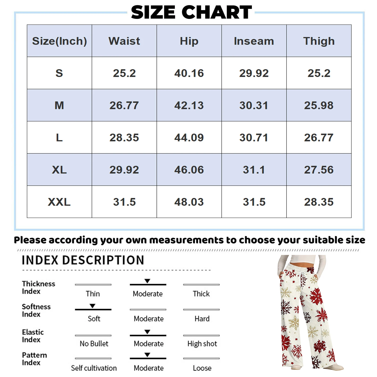 المرأة عيد الميلاد جيوب فضفاضة قيعان عادية بنطلون واسعة مستقيم بنطال ذو قصة أرجل واسعة Sweatpants عالية الخصر فضفاض تشغيل اليوغا بانت #6