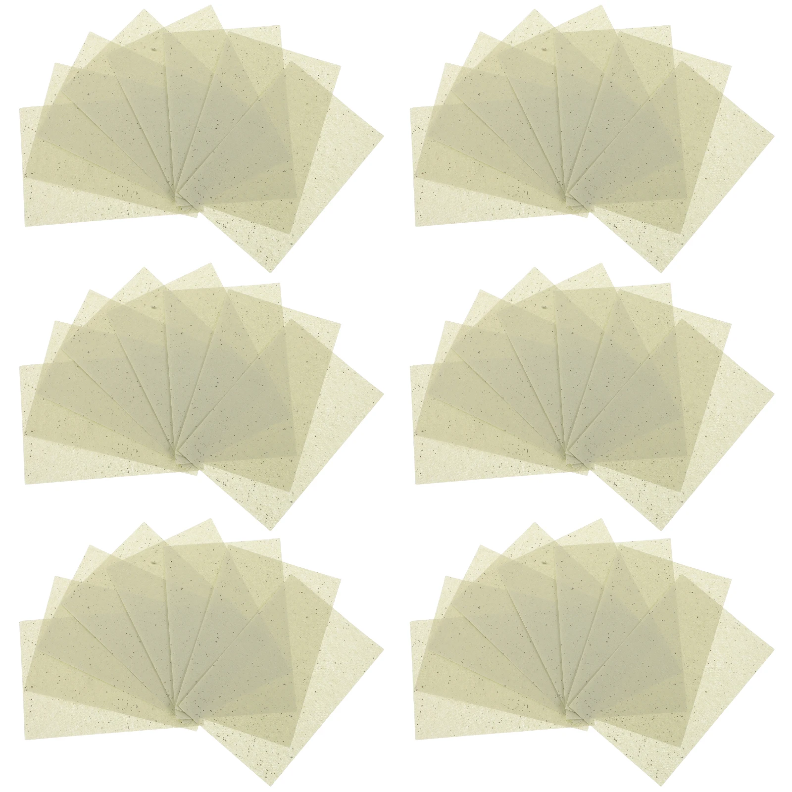 

100 Pcs Oil Absorbing Paper Facial Blotting Sheets Green Flax Fiber Makeup Pads Excess Oil Control Portable Soft