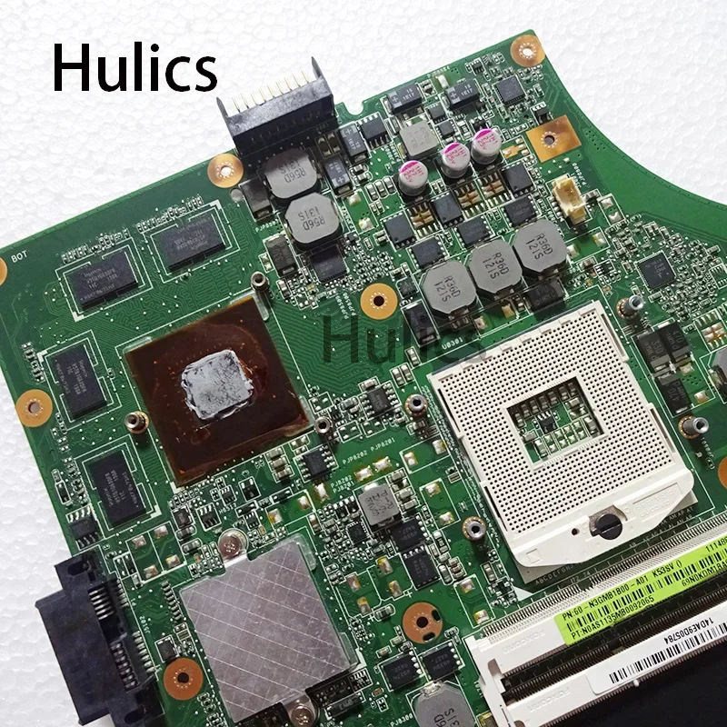 Hulics Used K53SV Mainboard For Asus  A53S K53S K53SC K53SM Laptop Motherboard 2GB BOARD Main Board