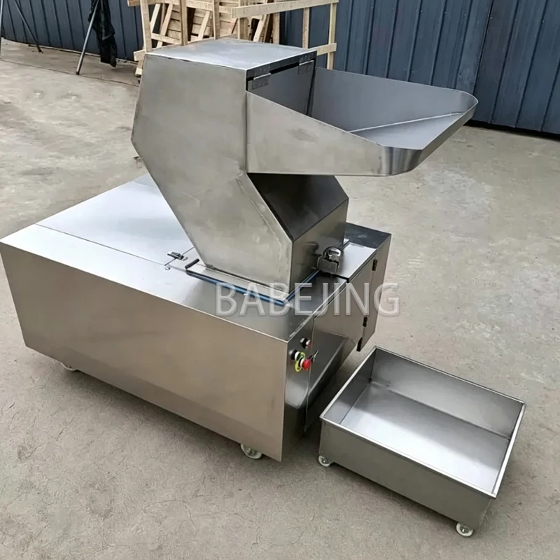 Fully Automatic Powerful Commercial Pig Bone Grinder Lamb Bone Crusher Rib Chopper for Kitchen Use