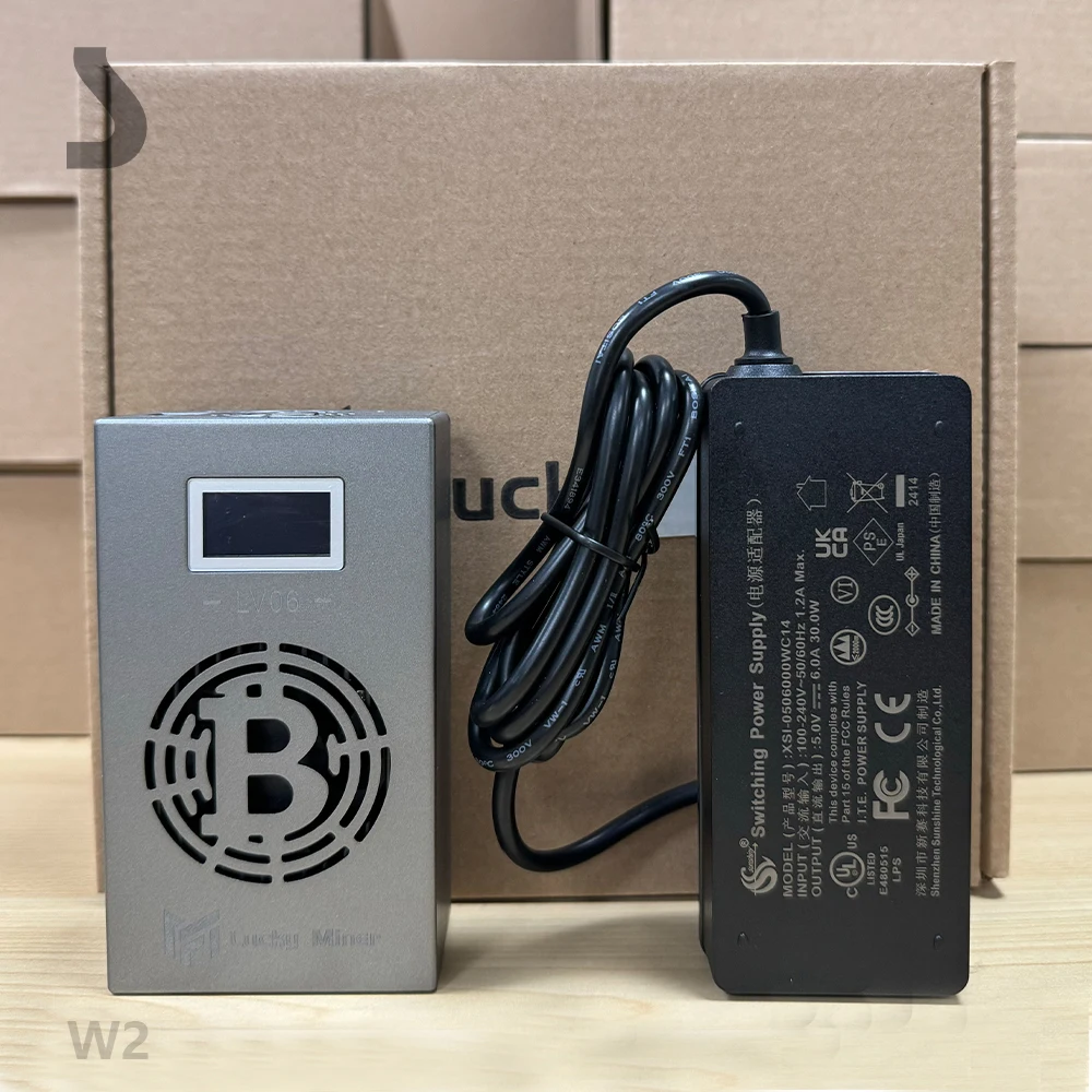 

Lucky Miner LV06 BTC solo miner WiFi2.4G SHA-256 500GH/S BM1366 Asic Chip Crypto miner Lottery Machine silent bitcoin miner