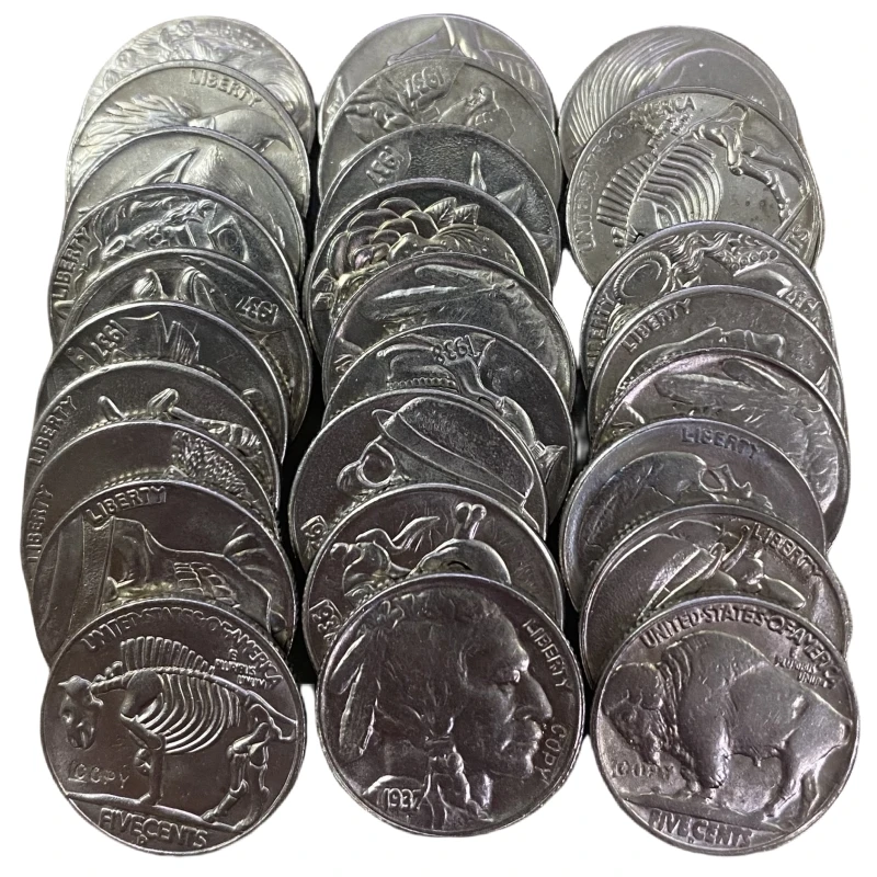 

Replica 25pcs Hobo coins,Lvely coins,set collection,total 25 different type coins.